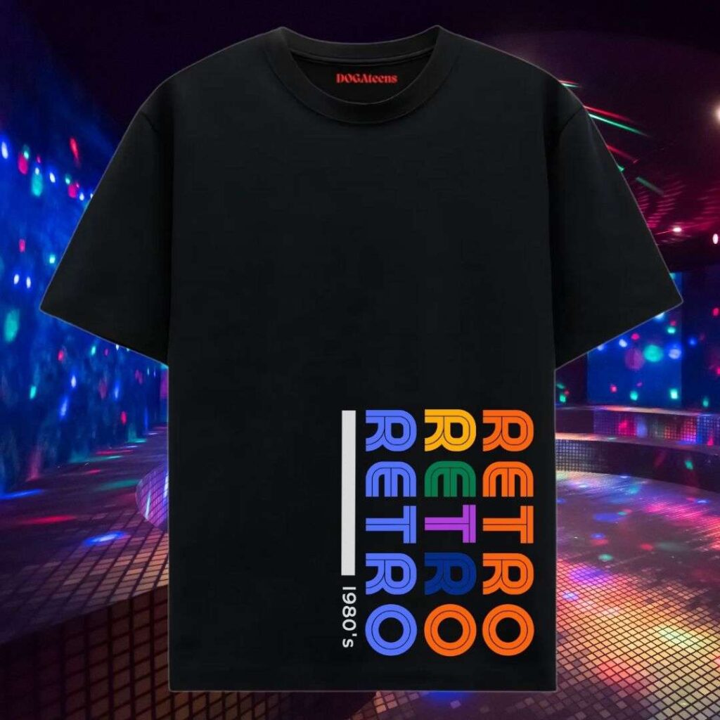brand dogateens retro printed t-shirt 