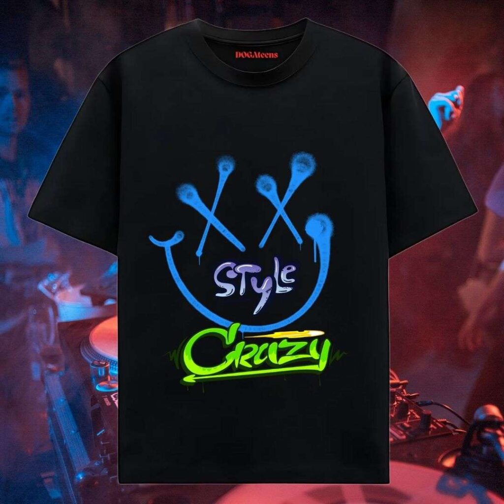 brand dogateens crazy printed t-shirt 