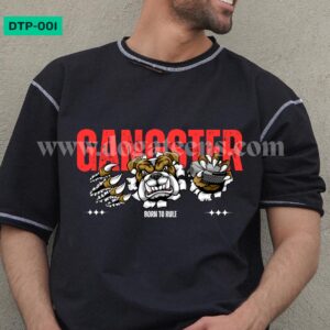 gangster printed Graphic Design for T-Shirt www.dogateens.com