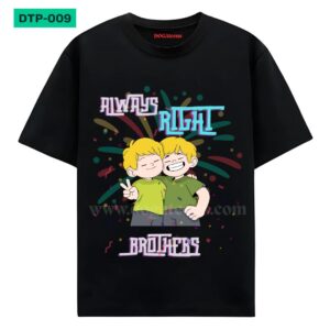 brothers printed Graphic Design for T-Shirt www.dogateens.com