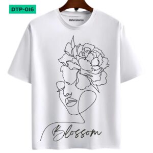 DTP-016 - dogateens.com blossom printed Graphic Design for T-Shirt www.dogateens.com