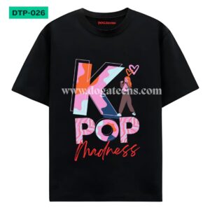 k pop printed Graphic Design for T-Shirt www.dogateens.com