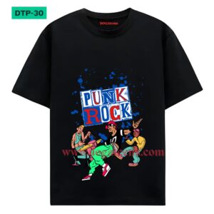 PUNK ROCK printed Graphic Design for T-Shirt www.dogateens.com
