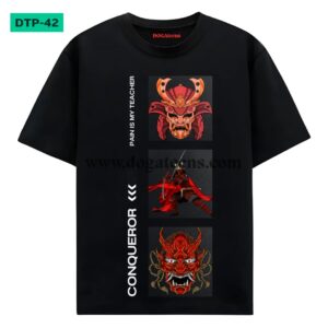 Japanese warrior printed Graphic Design for T-Shirt www.dogateens.com