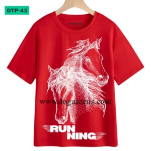 horse printed Graphic Design for T-Shirt www.dogateens.com