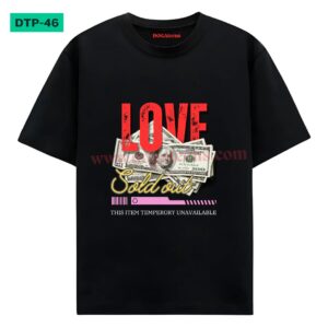 love sold out colorful printed Graphic Design for T-Shirt www.dogateens.com