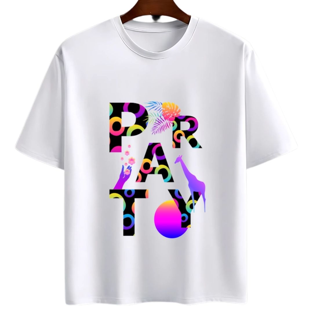 1 dogateenscom colorful graphic with text printed t shirt white regular fit dogateenscom