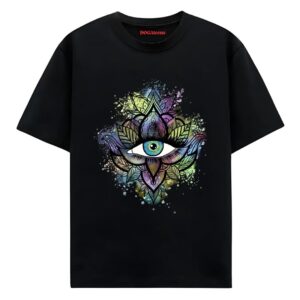 46 dogateenscom colorful graphic with text printed t shirt black oversized fit dogateenscom