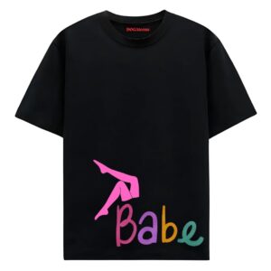 53 dogateenscom colorful graphic with text printed t shirt black oversized fit dogateenscom