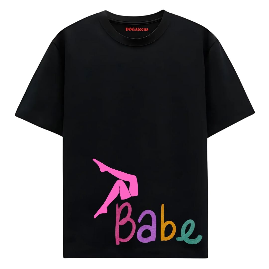53 dogateenscom colorful graphic with text printed t shirt black oversized fit dogateenscom