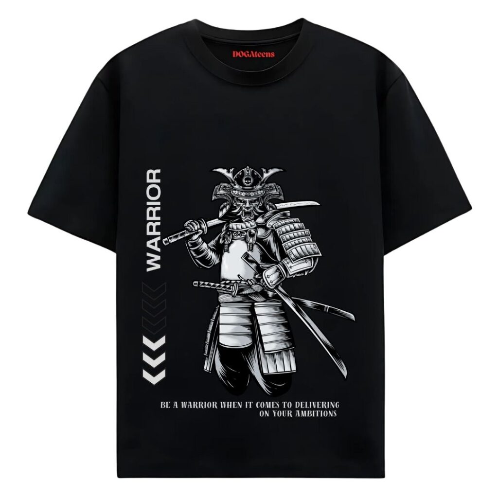 colorful graphic with text printed t shirt black oversized fit dogateenscom